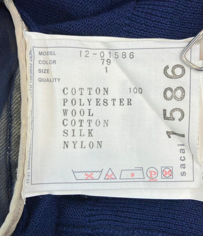 Sacai ショートスリーブニットドレス 12-01586 レディース SIZE 1 (S) サカイ