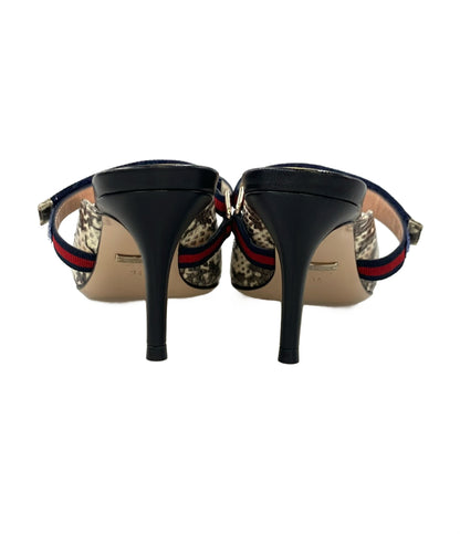 GUCCI ホースビット スネークスキン ミュール レディース SIZE 34 (21cm) グッチ