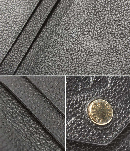 LOUIS VUITTON 三つ折り財布 ポルトフォイユ ヴィクトリーヌ モノグラムアンプラント M64060 レディース ルイ・ヴィトン