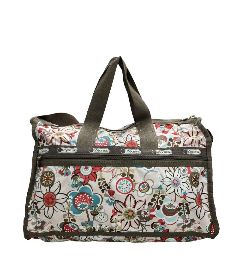 美品 LeSportsac ボストンバッグ ショルダーバッグ 2WAY 斜め掛け レディース レスポートサック