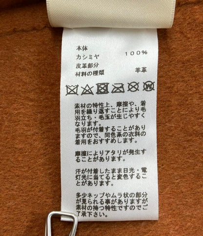 美品 HERMES カシミヤショートコート3E0109DZ レディース SIZE 34 (XS) エルメス