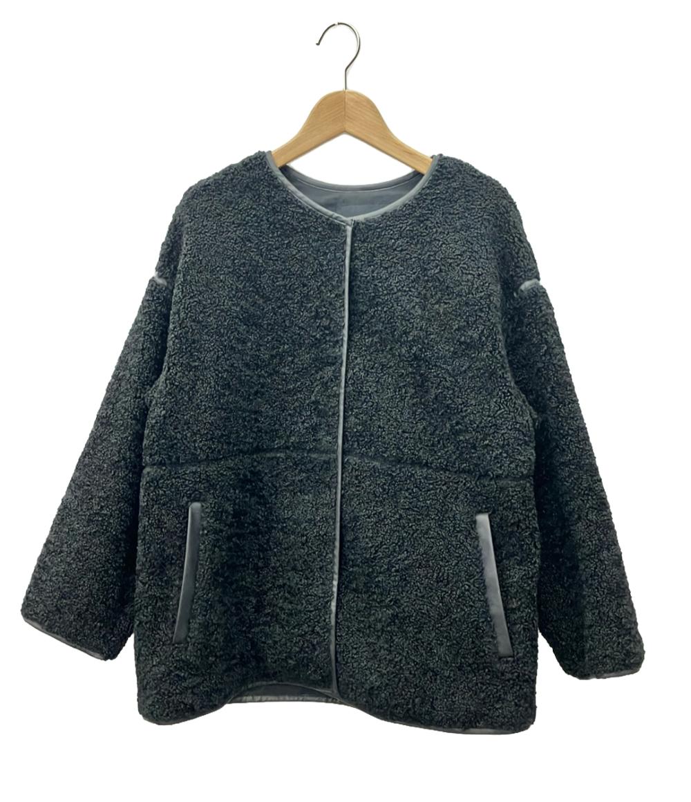 美品 グリーンレーベルリラクシング ノーカラージャケット レディース SIZE XS (XS) green label relaxing