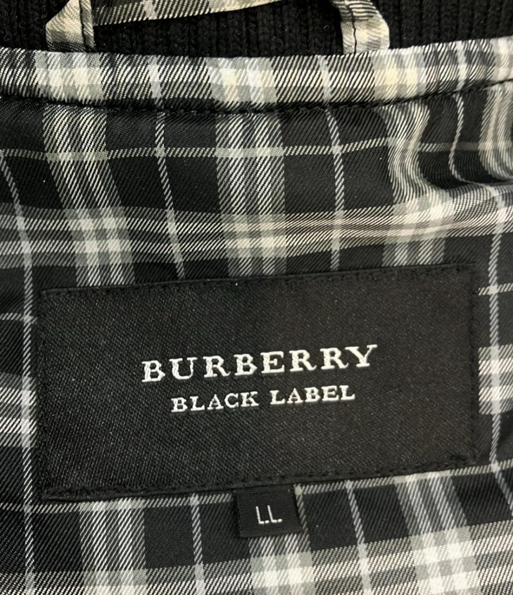 BURBERRY BLACK LABEL ダウンジャケット フード ファー ベスト付き