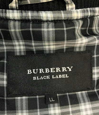 BURBERRY BLACK LABEL ダウンジャケット フード ファー ベスト付き ノバチェック柄 D1F25-425-09 メンズ SIZE LL (XL) バーバリーブラックレーベル