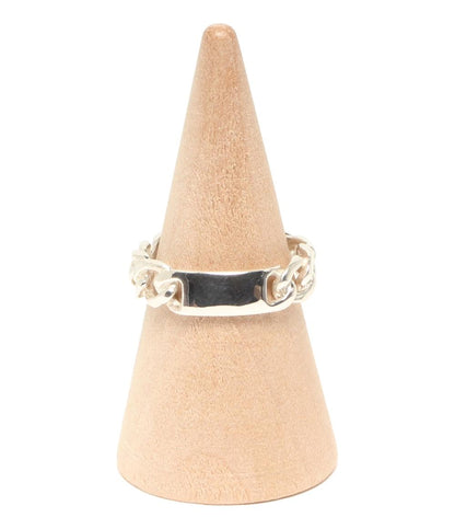 美品 モスキーノ リング 指輪 K10 SV925 レディース SIZE 12号 MOSCHINO