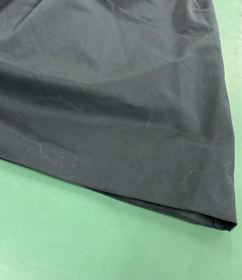 エムプルミエブラック ナイロンフレアミディアムスカート レディース SIZE 36 (XS) M-PremierBLACK