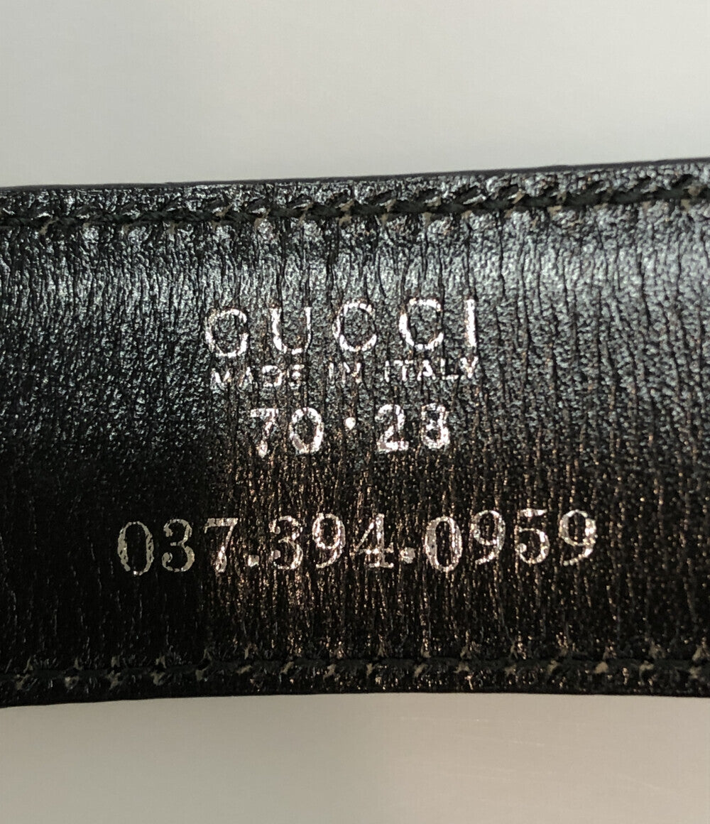 グッチ  ベルト シルバーロゴバックル     037.394.0959 メンズ SIZE 70.28 (複数サイズ) GUCCI