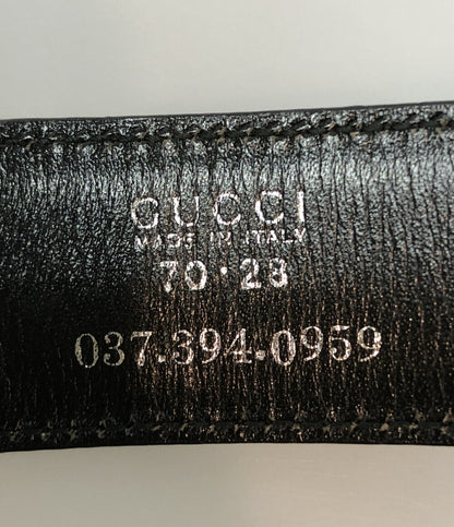 グッチ  ベルト シルバーロゴバックル     037.394.0959 メンズ SIZE 70.28 (複数サイズ) GUCCI