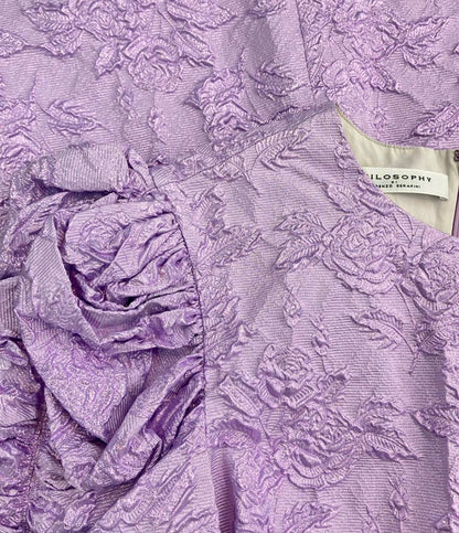 PHILOSOPHY DI LORENZO SERAFINI フローラルジャカード ワンピース レディース SIZE 44 フィロソフィ・ディ・ロレンツォ・セラフィニ