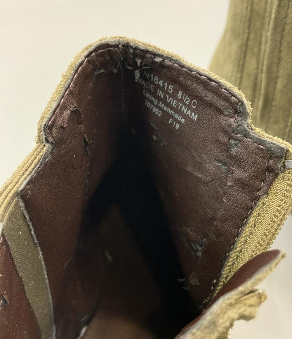 訳あり COLE HAAN ショートブーツ サイドジップ レディース SIZE 8 1/2 C (25.5cm) コールハーン