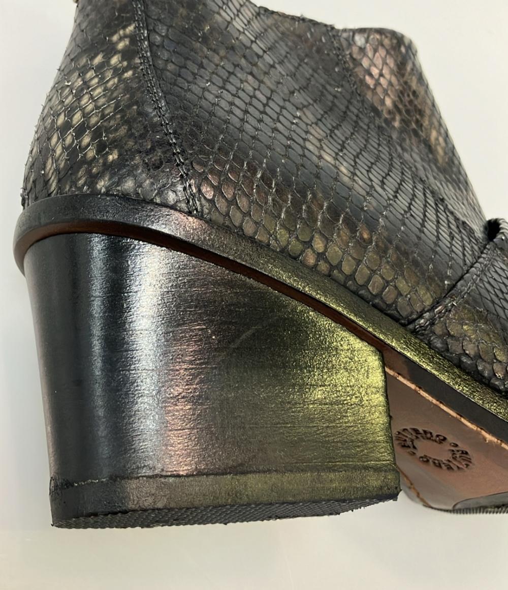 ブッテロ ショートブーツ パイソン柄 レディース SIZE 37 (L) BUTTERO