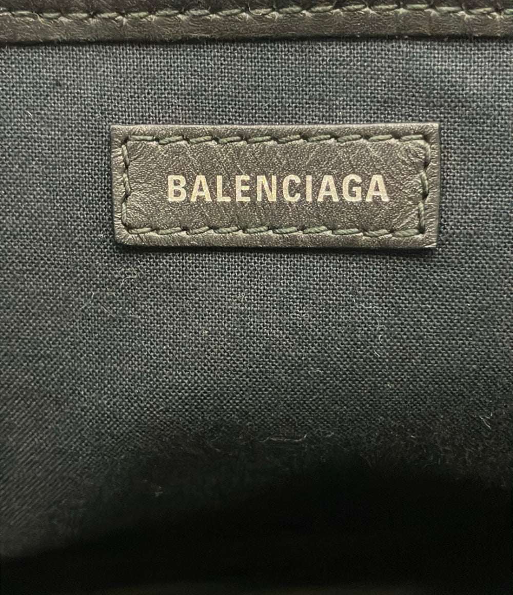 BALENCIAGA 2way ハンドバッグ ショルダーバッグ 斜め掛け ネイビーカバス 390346 1000 X 538735 レディース バレンシアガ