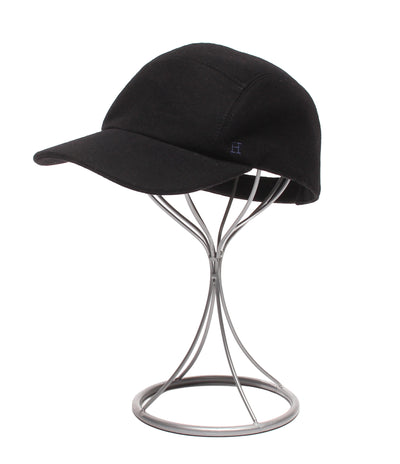 HERMES キャップ カシミヤ100％ スナップボタン式 レディース メンズ SIZE 59 エルメス