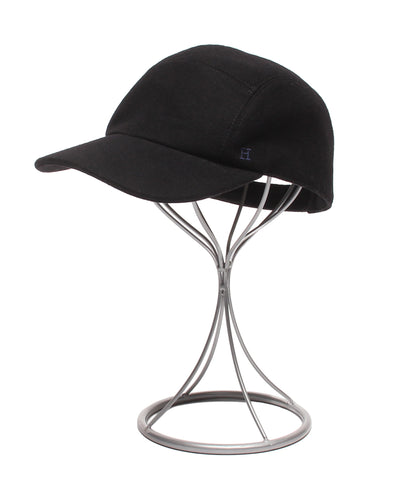 HERMES キャップ カシミヤ100％ スナップボタン式 レディース メンズ SIZE 59 エルメス
