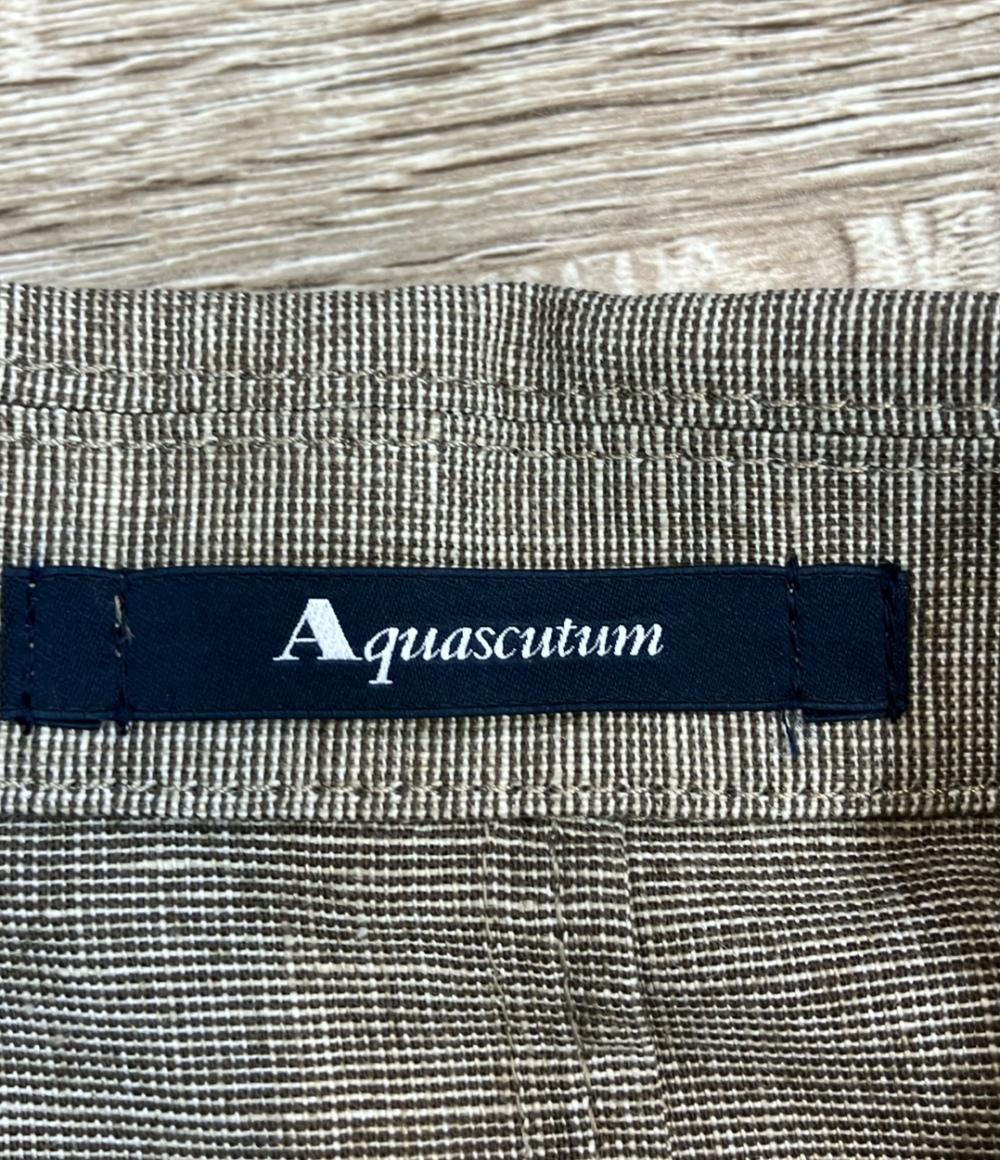 Aquascutum ジャケット ウールリネンサファリジャケット 2200212008-84 メンズ SIZE 36 (XS) アクアスキュータム