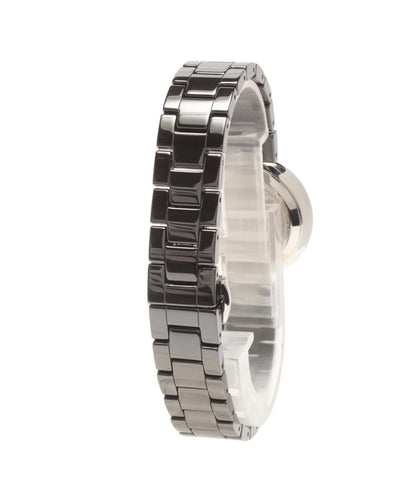 美品 テクノス 腕時計 クオーツ ブラック T6838 レディース TECHNOS