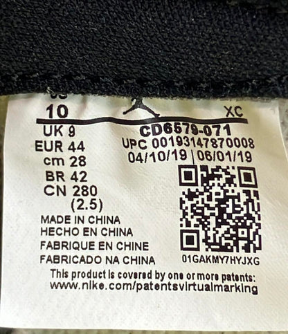 美品 Air Jordan NIKE ハイカットスニーカー ブラック/イエロー/ジムレッド エアジョーダン1 ハイ OG デファイアント CD6679-071 メンズ SIZE 28.0