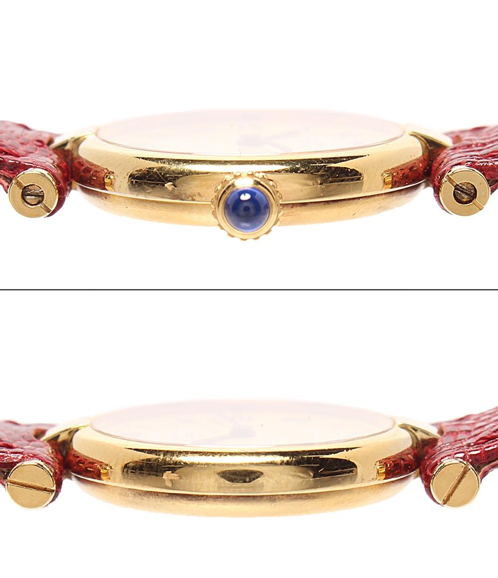 Cartier 腕時計 ヴェルメイユ マスト ヴァンドーム クオーツ レディース カルティエ