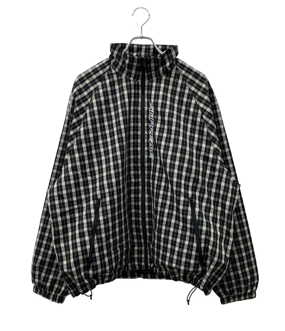Supreme トラックジャケット 25AW チェック柄 plaid track jacket ストリート メンズ SIZE L シュプリーム