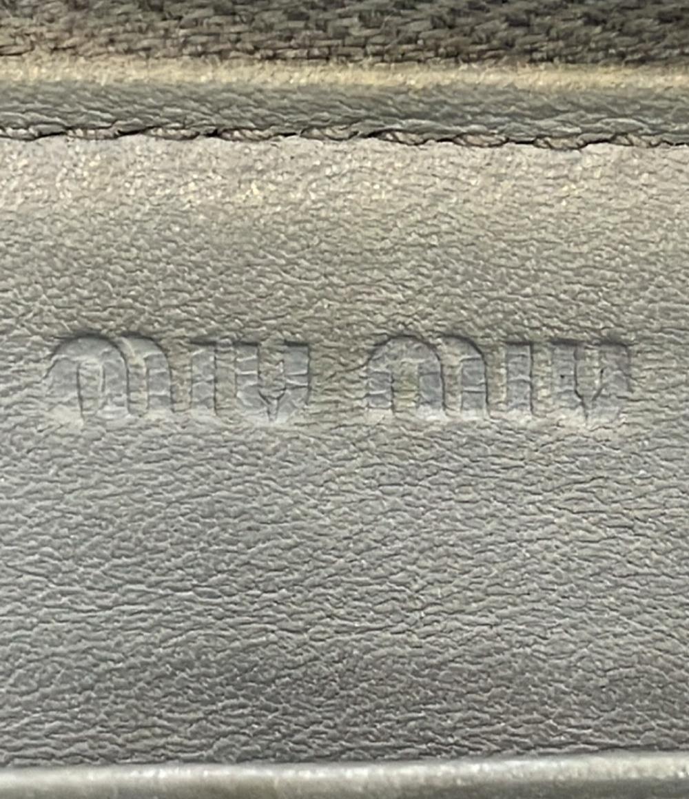 ミュウ ミュウ ラウンドファスナー長財布 レディース Miu Miu