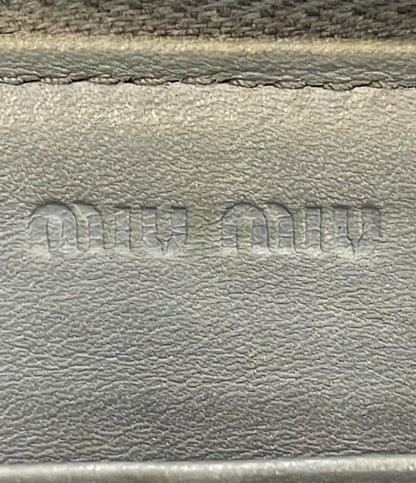 ミュウ ミュウ ラウンドファスナー長財布 レディース Miu Miu