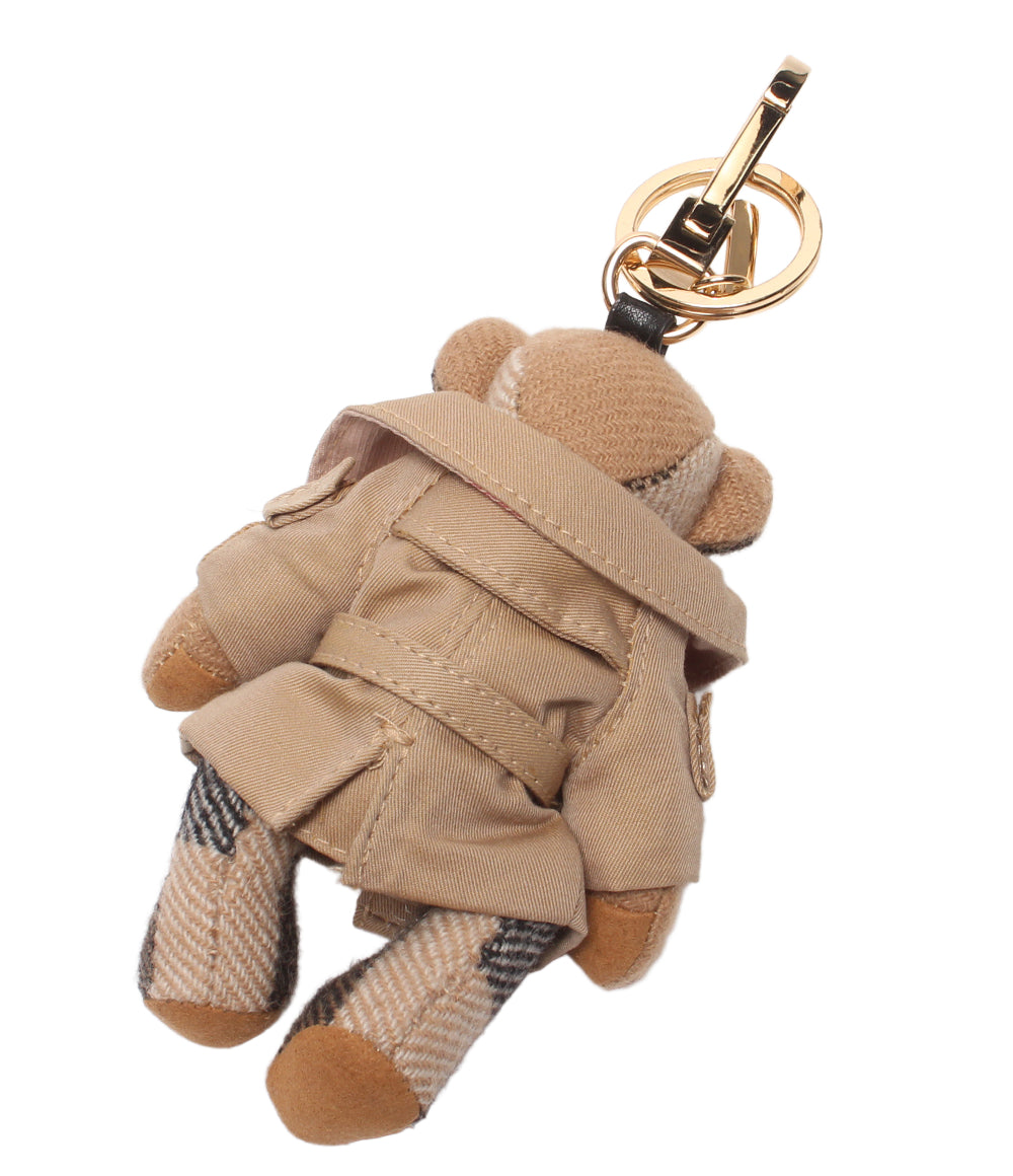 美品 BURBERRY バッグチャーム キーホルダー トーマスベアチャーム レディース バーバリー