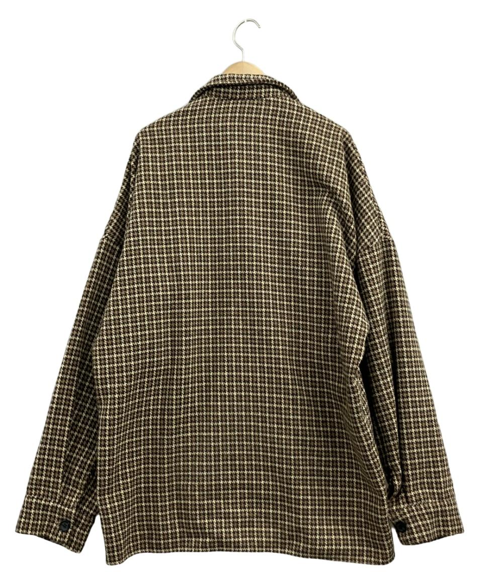 シャツジャケット 千鳥格子 メンズ SIZE XL (XL) GUYAN