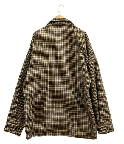 シャツジャケット 千鳥格子 メンズ SIZE XL (XL) GUYAN