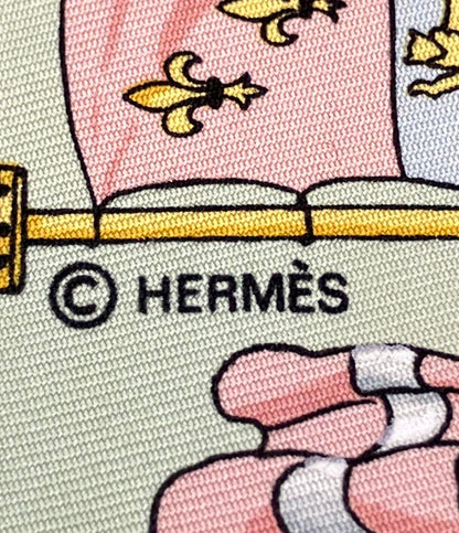 HERMES スカーフ シルク100% カレ45 PAVOIS レディース エルメス