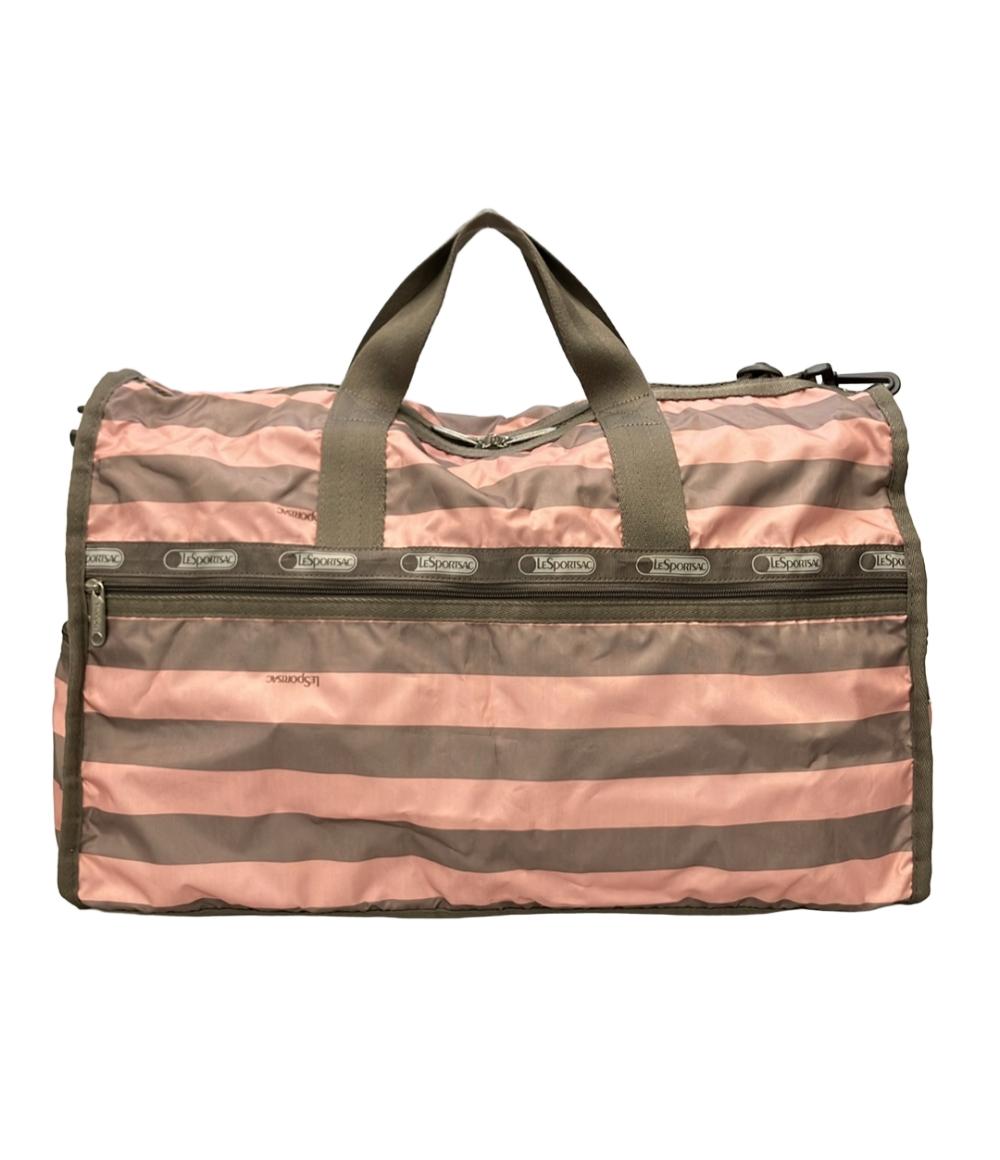 美品 LeSportsac 2way ボストンバッグ ショルダーバッグ 斜め掛け 肩掛け レディース レスポートサック