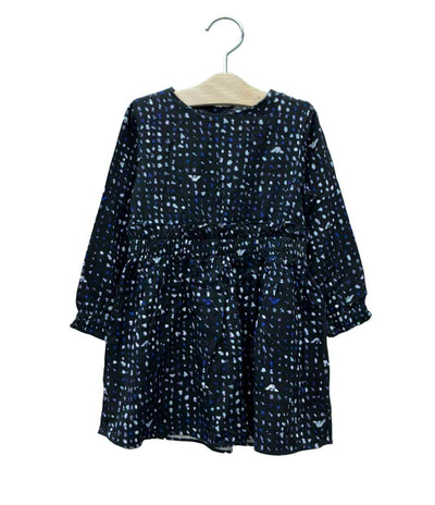 美品 Emporio Armani 長袖ワンピース チェニック タグ付き 6KEA17 3N55Z キッズ SIZE 24M (92cm) エンポリオ・アルマーニ