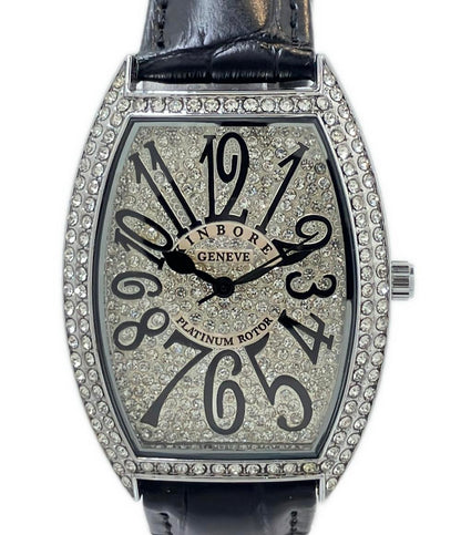 美品 KINBORE 腕時計 クオーツ シルバー レディース メンズ