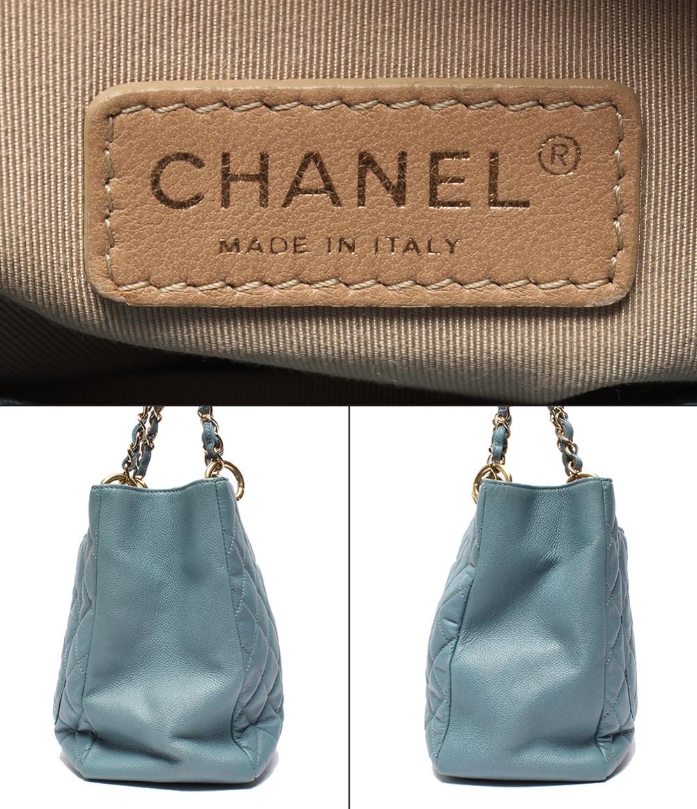 シャネル GST チェーン トートバッグ キャビアスキン ゴールド金具 肩掛け レディース CHANEL