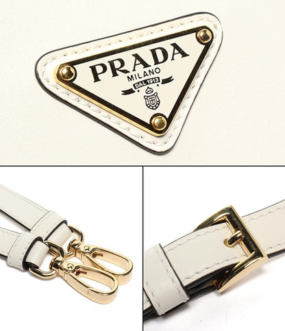 美品 PRADA 2WAYハンドバッグ ショルダーバッグ 肩掛け アーケ スモール レザー ショルダーバッグ 1BC194 レディース プラダ