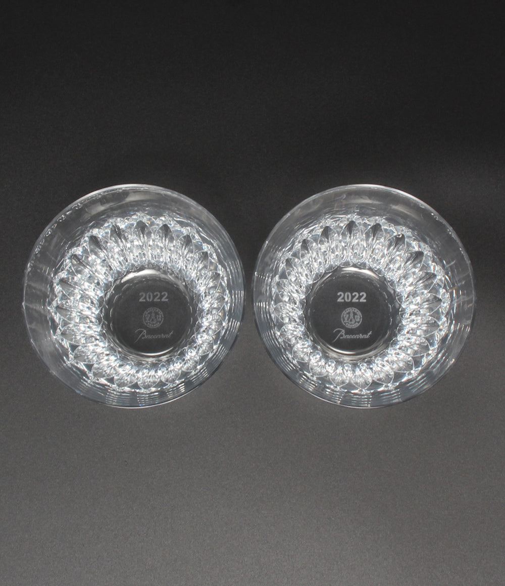 美品 Baccarat イヤータンブラー グラス 2点セット ペア 2022 クリスタ バカラ