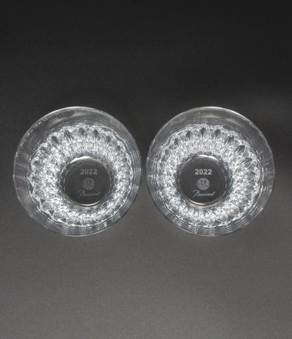 美品 Baccarat イヤータンブラー グラス 2点セット ペア 2022 クリスタ バカラ
