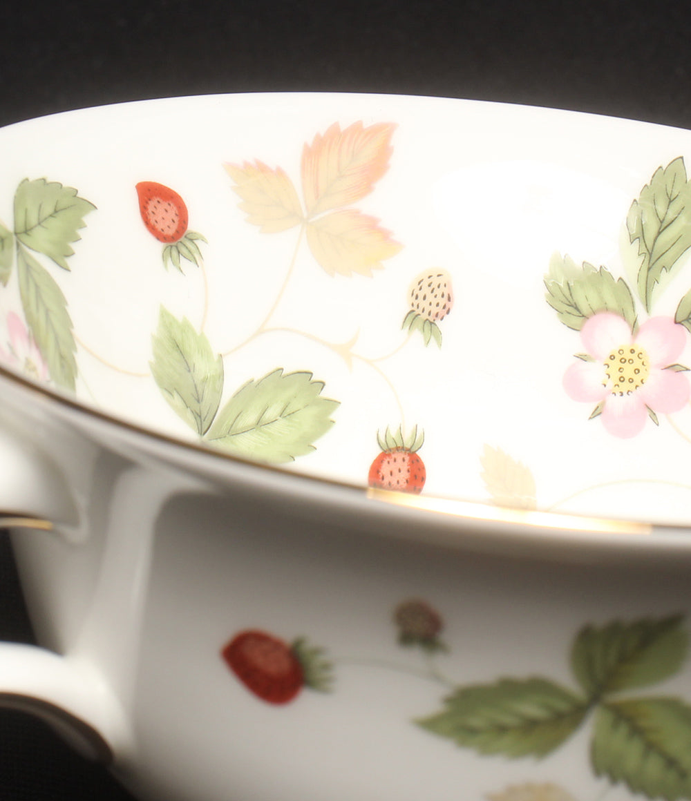 ウェッジウッド  カップ＆ソーサー 2客セット ペア  ワイルドストロベリー Wild Strawberry       WEDGWOOD