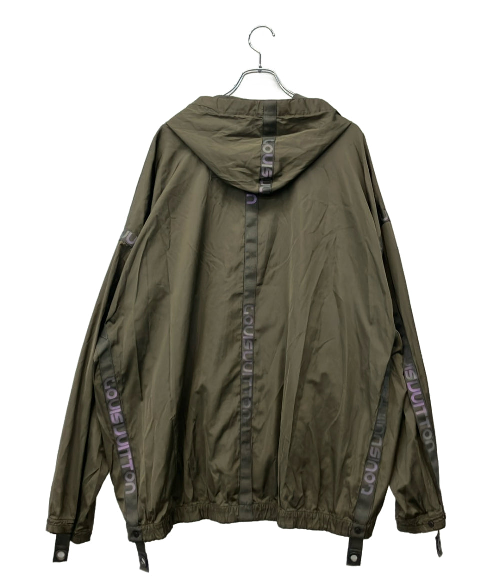 訳あり LOUIS VUITTON テープロゴリフレクター ブルゾン RM181 FHM HEB98W メンズ SIZE 52 (XL) ルイ・ヴィトン