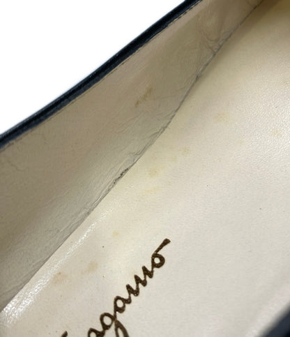Salvatore Ferragamo ガンチーニスクエアトゥパンプス レディース SIZE 8 1/2 サルヴァトーレフェラガモ