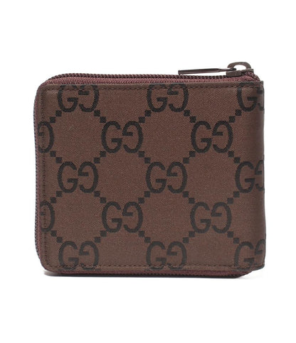 美品 GUCCI ラウンドファスナー二つ折り財布 034 1408 0801 メンズ グッチ