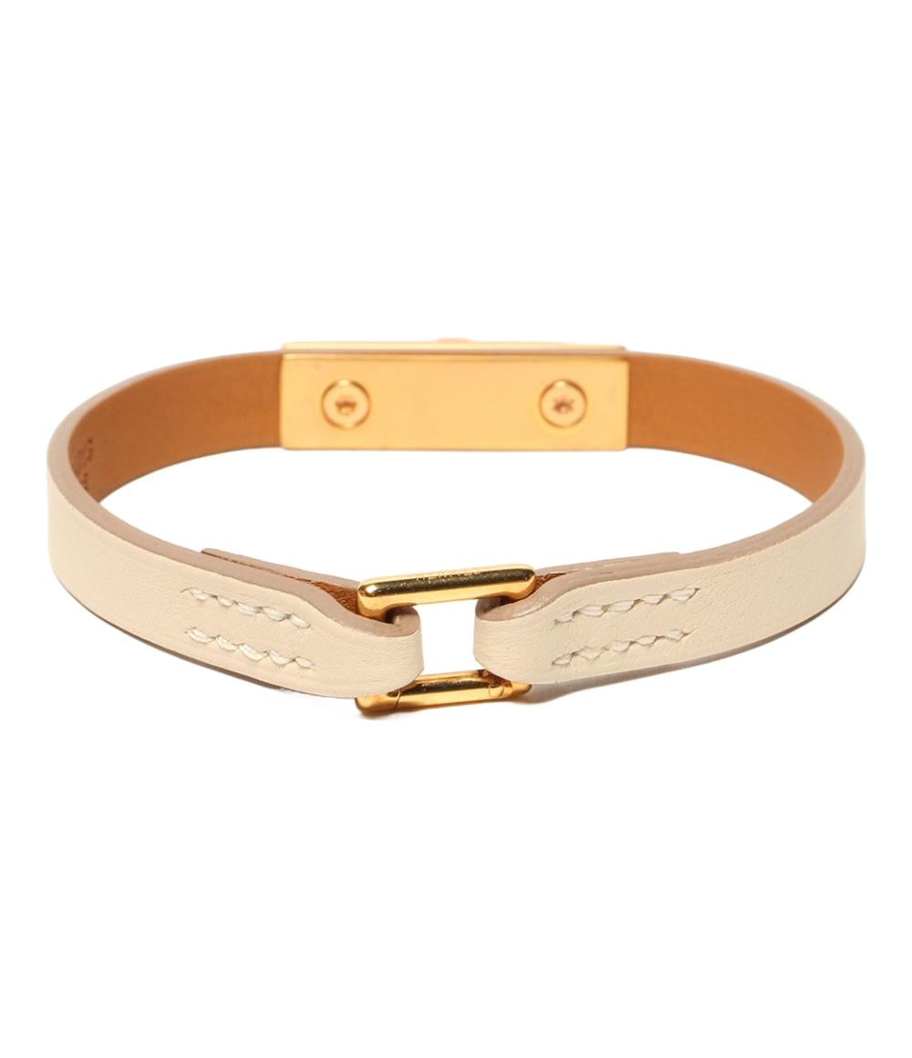 エルメス レザー ブレスレット T刻印 ゴールド金具 マイクロケリーブレスレット レディース HERMES