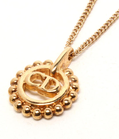 美品 Christian Dior ネックレス CDロゴ レディース クリスチャンディオール