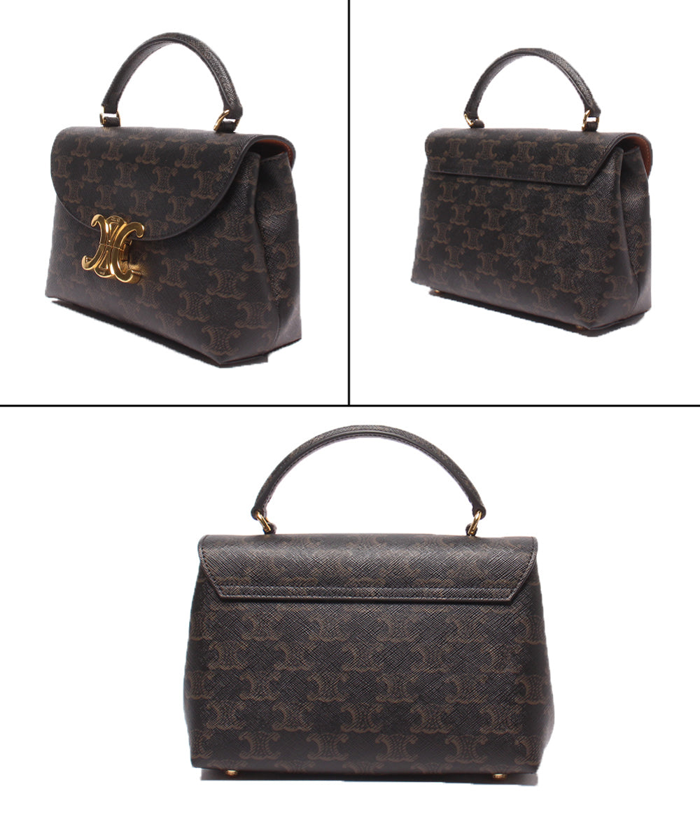 「希少/美品」セリーヌ 2way バッグ 美品 CELINE 2wayショルダーバッグ ハンドバッグ 斜め掛け ティーン