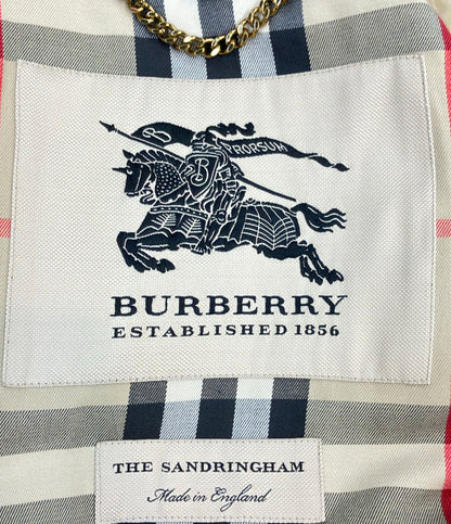 BURBERRY トレンチコート ロング サンドリンガム ベージュ インポート レディース SIZE Fit:10 (L) バーバリー