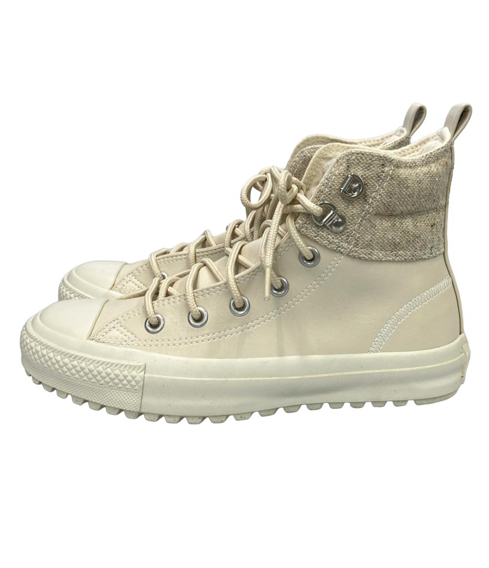 美品 CONVERSE ハイカットスニーカー オールスター コンビブーツ WL PD HI 1CK056 レディース SIZE 24.0 (L) コンバース