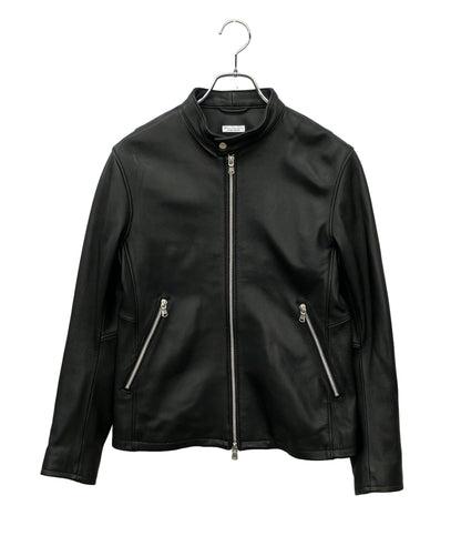 美品 BEAUTY&YOUTH UNITED ARROWS シングルライダース レザージャケット メンズ SIZE S ビューティー＆ユース ユナイテッドアローズ