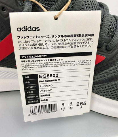 美品 adidas ローカットスニーカー FALCONRUN M EG8602 メンズ SIZE 26.5 (M) アディダス