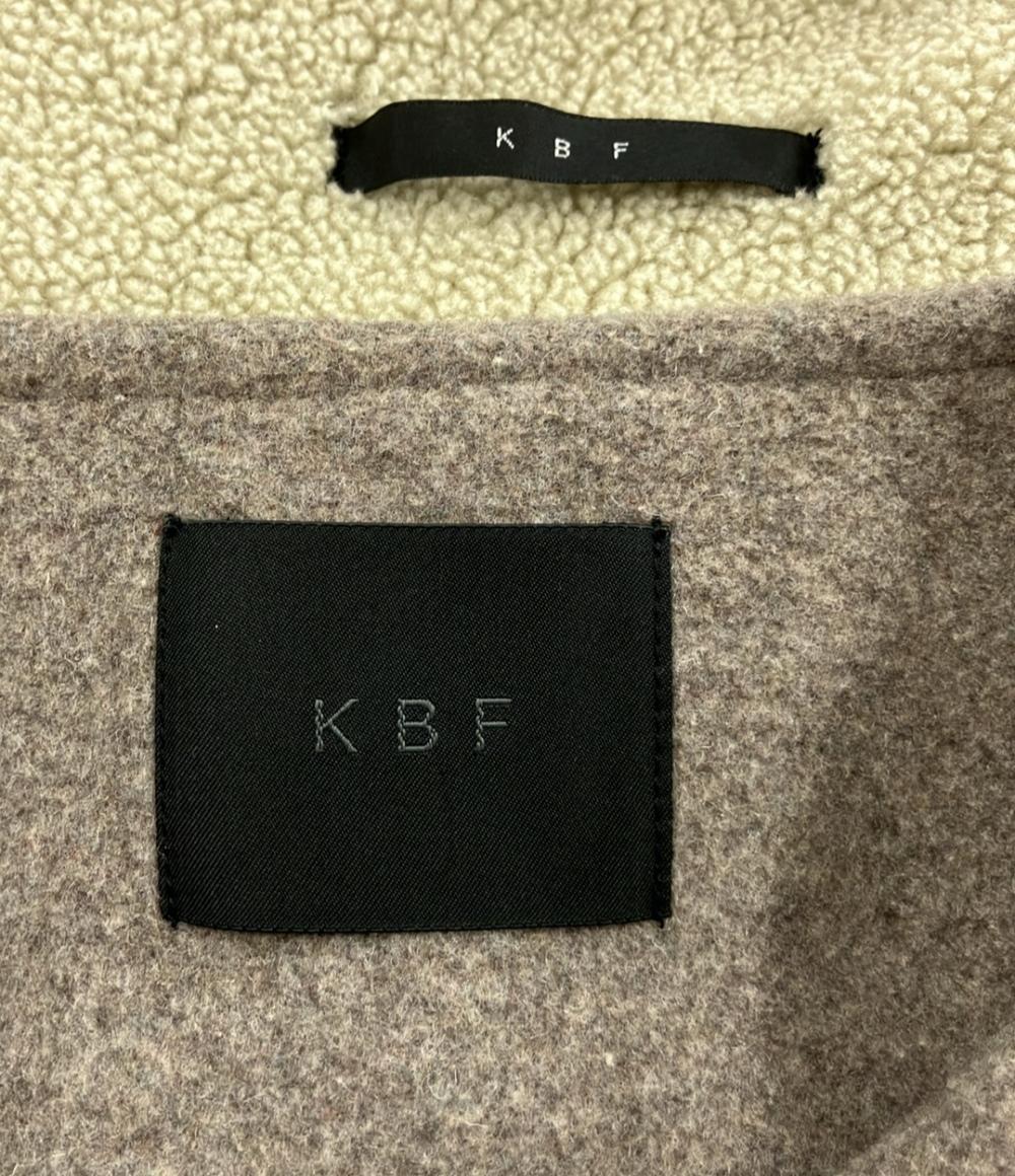 ケイ・ビイ・エフ ノーカラーコート ファーティペット付き KB97-27S050 レディース SIZE ONE (M) KBF