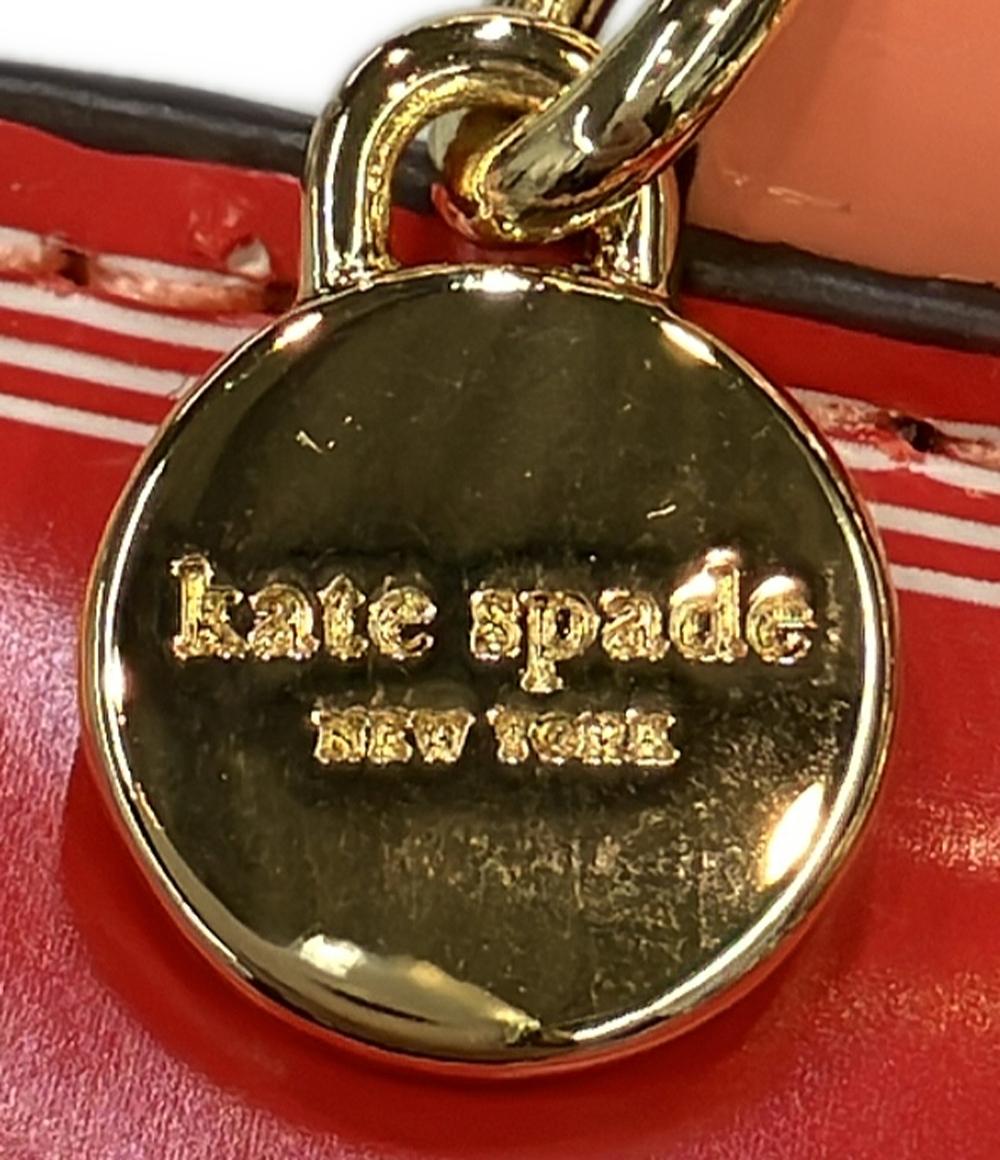 美品 kate spade スナック タイム パテント バッグ チャーム レディース ケイトスペード