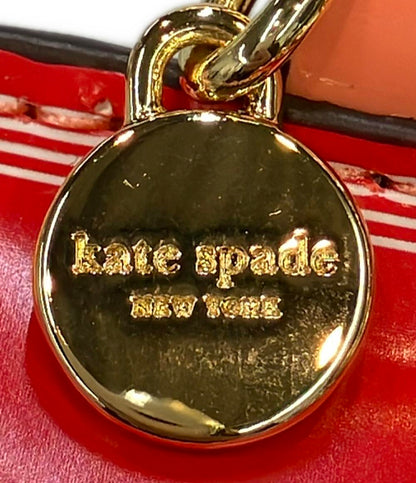 美品 kate spade スナック タイム パテント バッグ チャーム レディース ケイトスペード